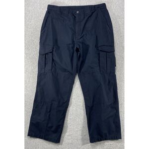 Propper Tactical Pants 38X28‎ Blue Cargo Khaki Ripstop Workwear Pockets Baggy